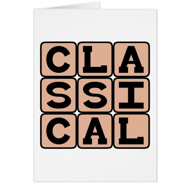 Klassik, Musikgenre (Vorne)