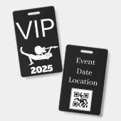 Klassik Rock Custom Konzert Ausweis (Vorder- & Rückseite)