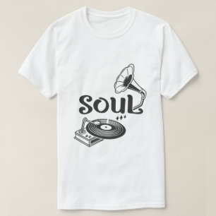 Klassik-Soul-Grammophon-Musikliebhaber T-Shirt