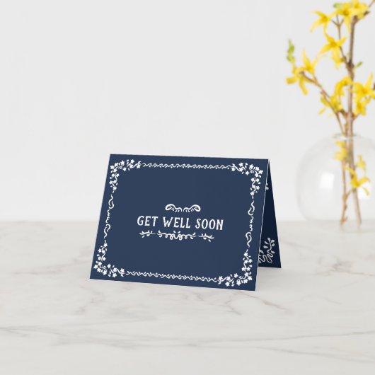 Klassik wird bald gut karte (Gelbe Blume)