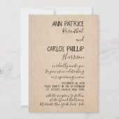 KLASSIKALE, HANDSCHRIFTLICH GESCHRIEBENE EINLADENK EINLADUNG (Vorderseite)