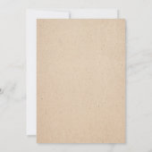 KLASSIKALE, HANDSCHRIFTLICH GESCHRIEBENE EINLADENK EINLADUNG (Rückseite)