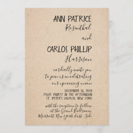 KLASSIKALE, HANDSCHRIFTLICH GESCHRIEBENE EINLADENK EINLADUNG