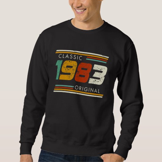 Klassiker 1983 Original Vintage Sweatshirt (Vorderseite)