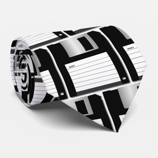 Klassiker 3,5" Diskette-Krawatte Krawatte (Gerollt)