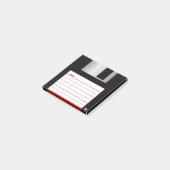 Klassiker 3,5" rote Diskette-Post-Itanmerkungen Post-it Klebezettel (angewinkelt)