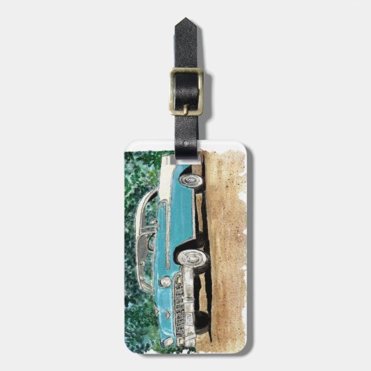 Klassiker 56 Chevy Taschen-Umbau Gepäckanhänger (Vorderseite vertikal)