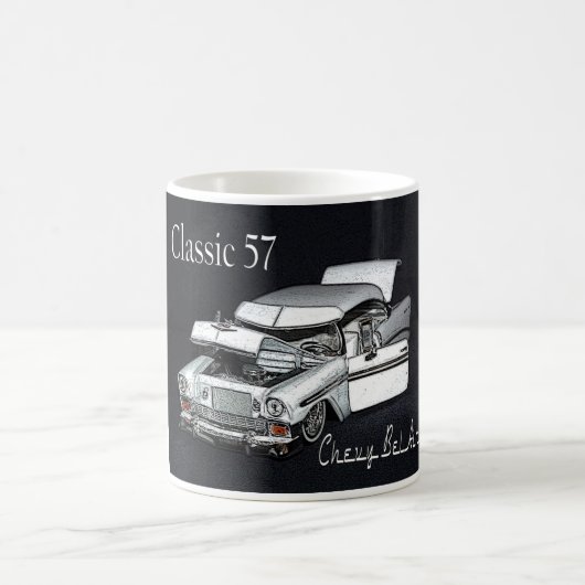 Klassiker 57 Chevy Bel Air Kaffee-Tasse Kaffeetasse (Mittel)