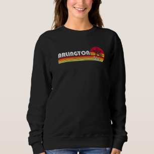 Klassiker 70er 80er Souvenir Vintage Retro Arlingt Sweatshirt