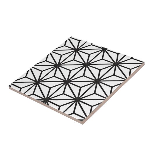 Klassiker aus schwarzen Sternen Fliese (Seite)