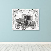 Klassiker Auto 3 Leinwanddruck (Insitu (Holzboden))