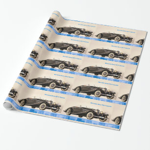 Klassiker-Auto-Bild für Glanz-Verpackungspapier Geschenkpapier