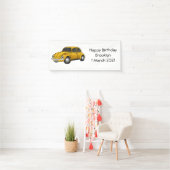 Klassiker-Auto-Cartoon Banner (Insitu)