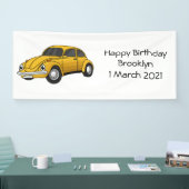 Klassiker-Auto-Cartoon Banner (Messe)