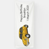 Klassiker-Auto-Cartoon Banner (Vertikal)