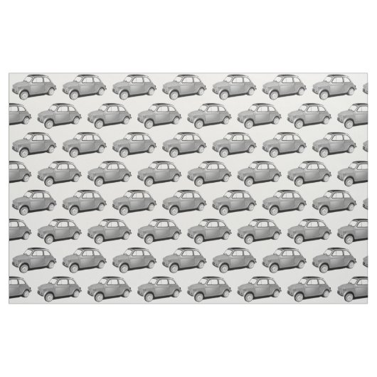 Klassiker-Auto-Gewebe Fiats 500 Stoff (Fat Quarter (45,7 x 55,9 cm))