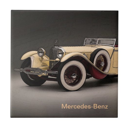 Klassiker-Auto-Kachel Fliese (Vorderseite)
