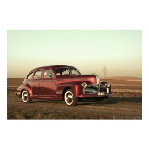 Klassiker Auto: Pontiac Streamliner '41 Fotodruck