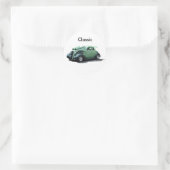 Klassiker Auto Runder Aufkleber (Tasche)