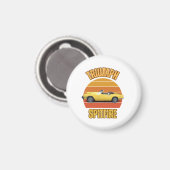 Klassiker Auto Triumph Spitfire Magnet (Vorderseite/Rückseite)