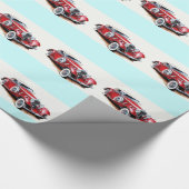 Klassiker-Autos Geschenkpapier (Ecke)