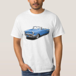Klassiker"Bel Air" des Blaus 1957 konvertierbares T-Shirt