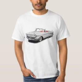 Klassiker"Bel Air" des Weiß 1957 konvertierbares T-Shirt