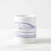 Klassiker BMWs E46 Kaffeetasse (Mittel)