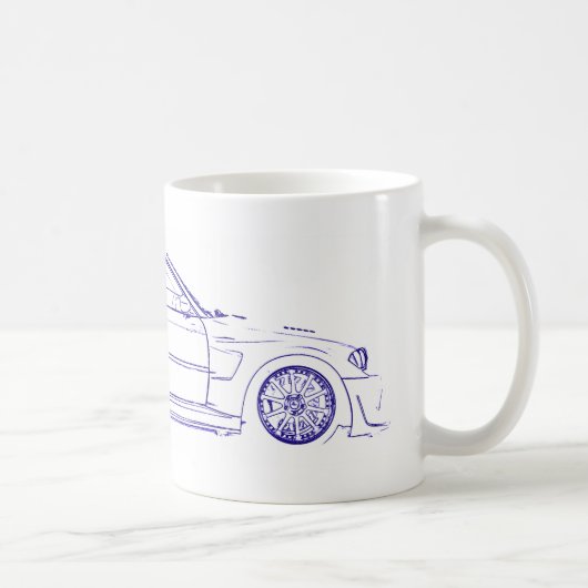 Klassiker BMWs E46 Kaffeetasse (Rechts)