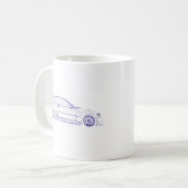 Klassiker BMWs E46 Kaffeetasse (Vorderseite Links)