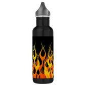 Klassiker, der Flammen auf Feuer läuft Trinkflasche (Links)