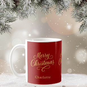 Klassiker der Weihnachtsschrift Kaffeetasse