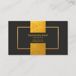 Klassiker fasst GoldGlitzer-Eleganz-Gründer CEO Visitenkarte