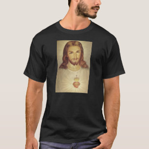 Klassiker-heiliges Herz von Jesus-T - Shirt