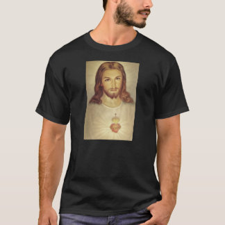 Klassiker-heiliges Herz von Jesus-T - Shirt