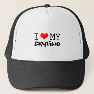 Klassiker "ich Liebe Entwurf meines Skyline" Truckerkappe