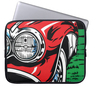 Klassiker Muscle Car Front Pop Art Retro Laptopschutzhülle