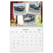 Klassiker reitet Auto-Kalender Kalender (Feb 2027)