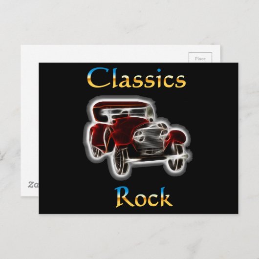 Klassiker Rock 2 Postkarte (Vorne/Hinten)