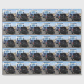 Klassiker RV Motorhome der Safari-Wanderungs-1999 Geschenkpapier (Flach)