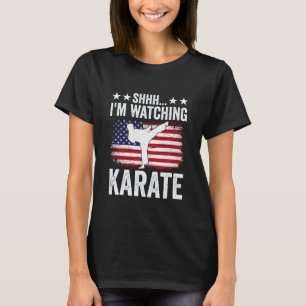 Klassiker Shhh ich schaue Karate an Lustiger Kampf T-Shirt