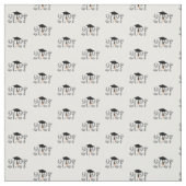 Klassiker Silver-Abschlussklasse 2027 Stoff (Muster)