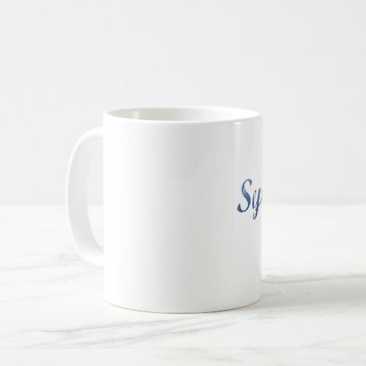 Klassiker Syrakus New York City Kaffeetasse (Vorderseite Links)