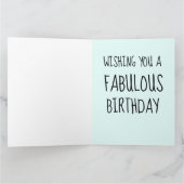 KLASSIKER TROPISCHER GEBURTSTAGKARTEN KARTE (Innenseite)