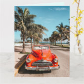 KLASSIKER TROPISCHER GEBURTSTAGKARTEN KARTE (Gelbe Blume)