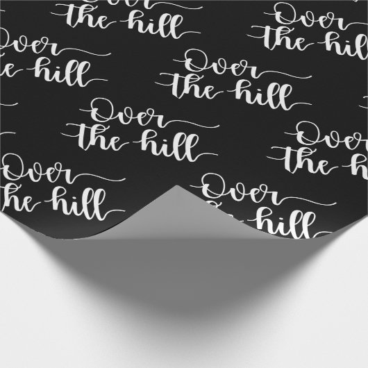 Klassiker über der Hügel-Party-Verpackung Geschenkpapier (Ecke)