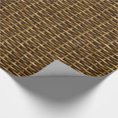 Klassiker über und unter Basketweave Geschenkpapier (Ecke)