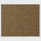 Klassiker über und unter Basketweave Geschenkpapier (Flach)