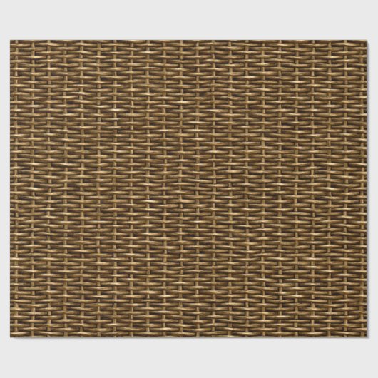 Klassiker über und unter Basketweave Geschenkpapier (Flach)