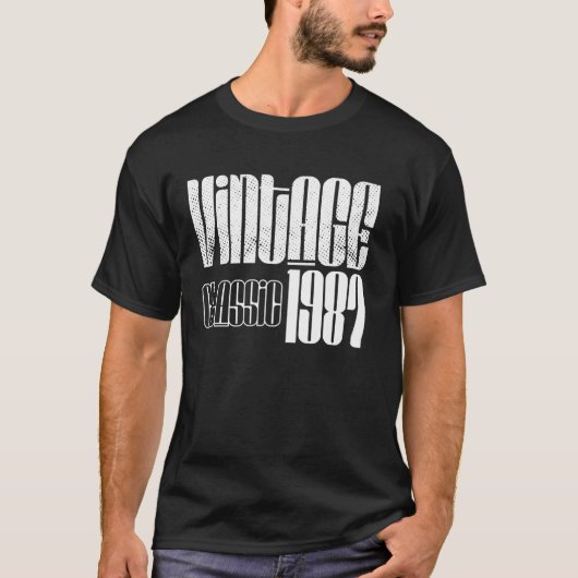 Klassiker Vintage 1987 T-Shirt (Vorderseite)
